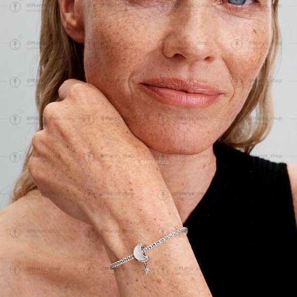 Pandora Moon & North Star Charm|Pendant - Picture 2 of 2